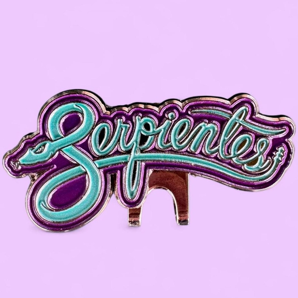 MLB Arizona Diamondbacks Serpientes Purple and Teal Pin